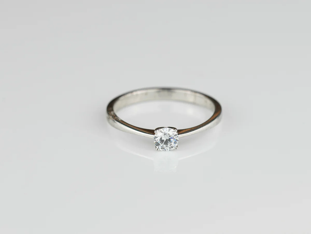 Diamond Solitaire Ring in Platinum