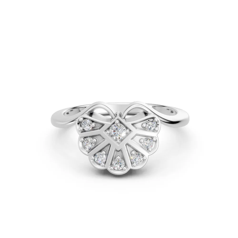 Arabella — Round Diamond Engagement Ring — view 2