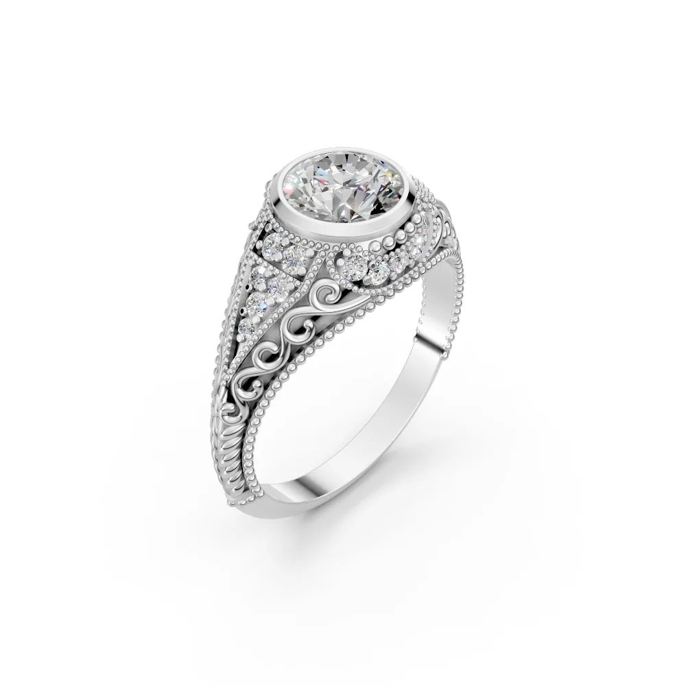 Nyx — Round Diamond Engagement Ring