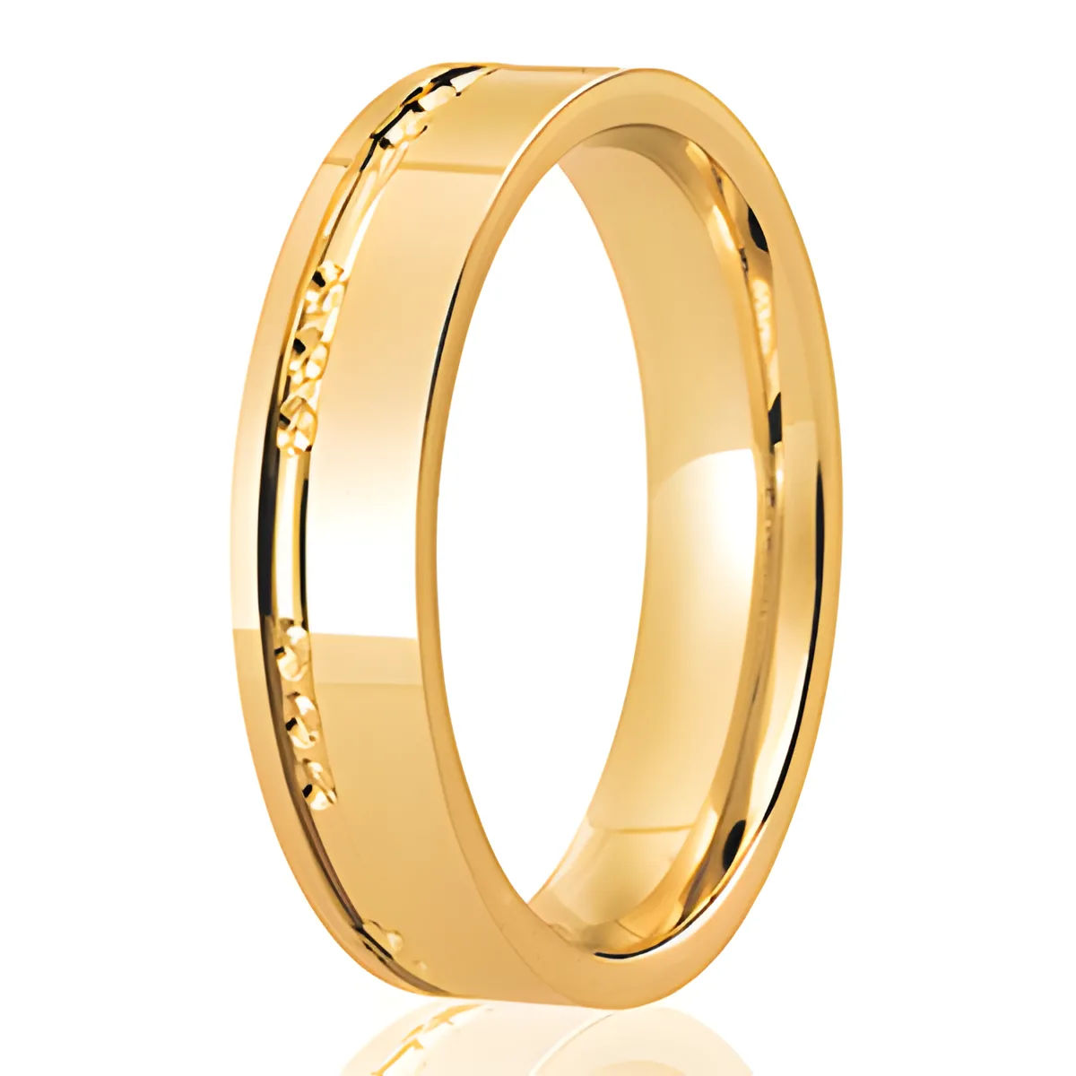 Polished Flat Court Band DC102