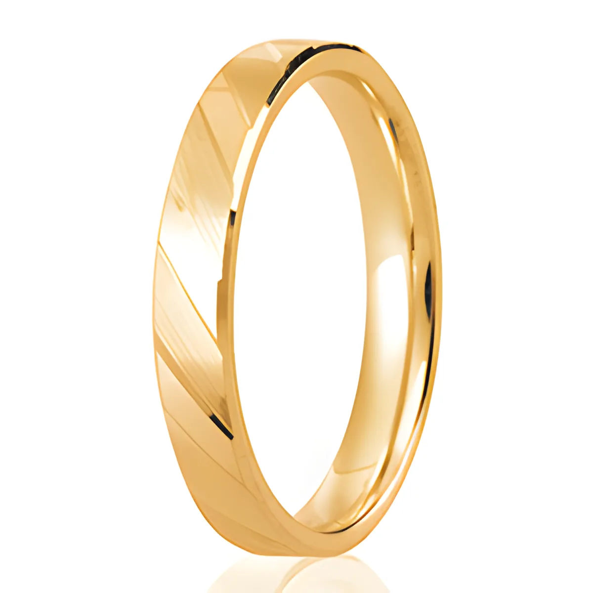 Polished Flat Court Band DC106