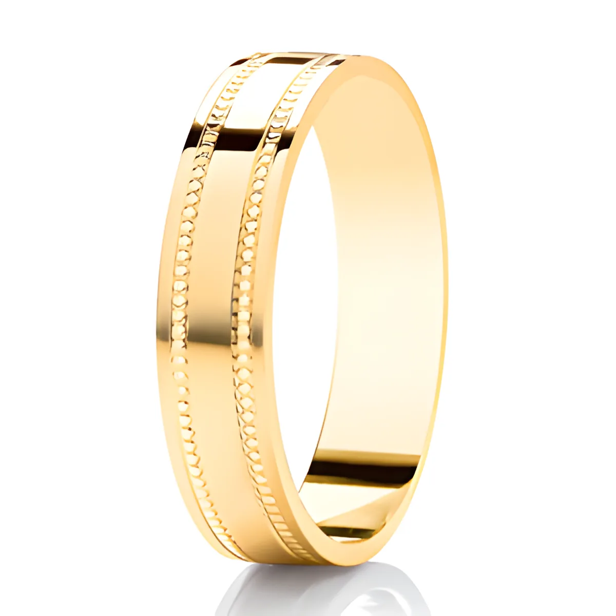 Polished Flat Court Band DC112