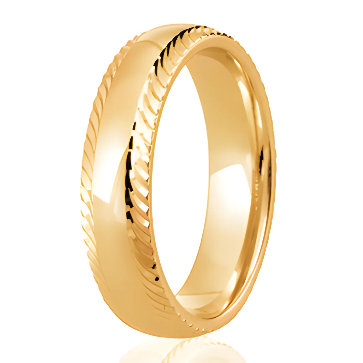 Polished Finish Court Band DC123